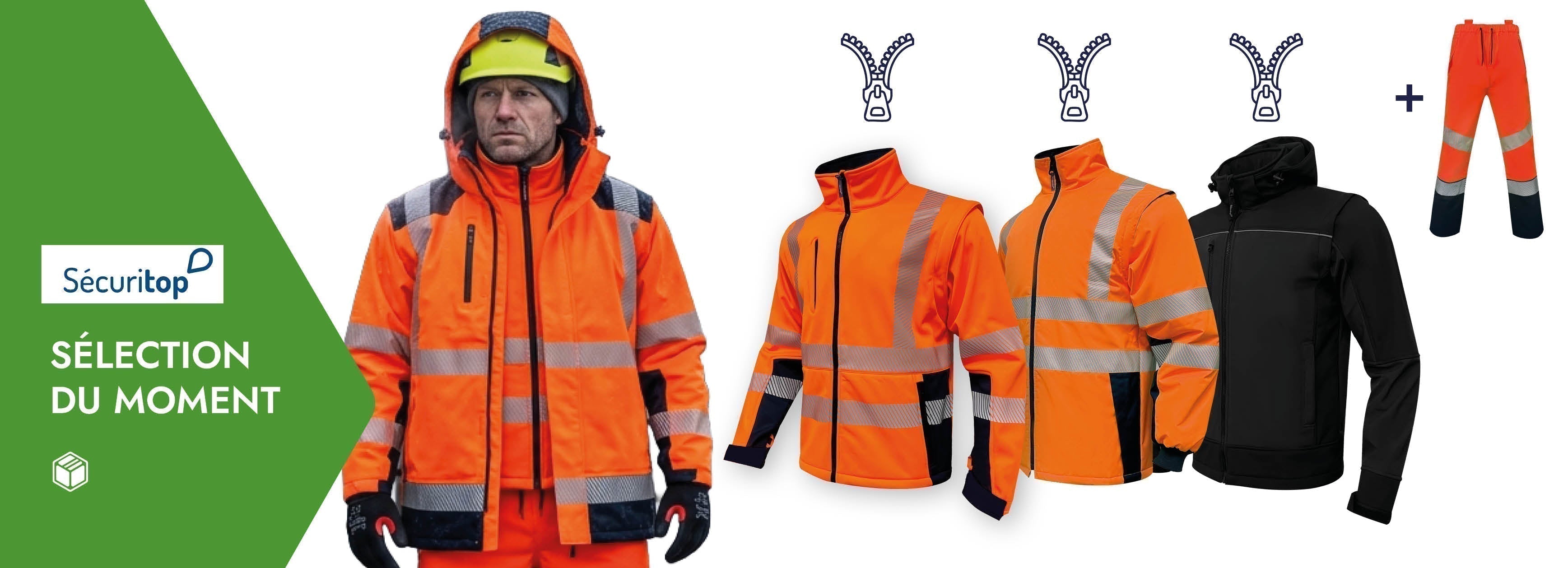 Zip & Match : la tenue qui s'adapte à vos conditions météo au travail