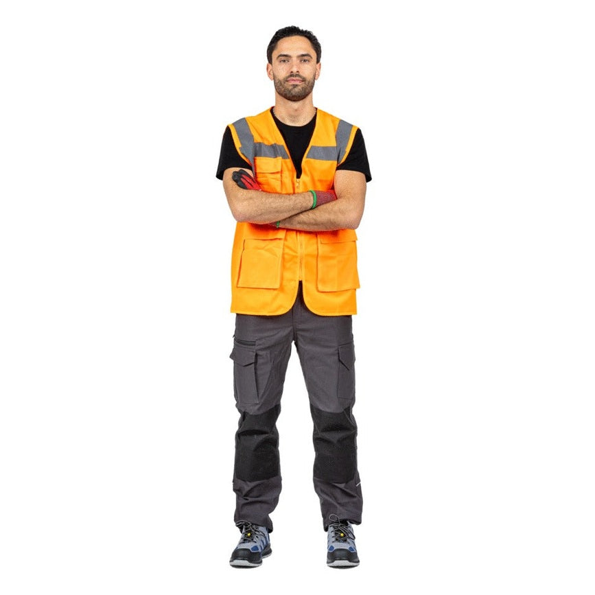 GILET HV LUMEN MULTIPOCHES RECYCLÉ
