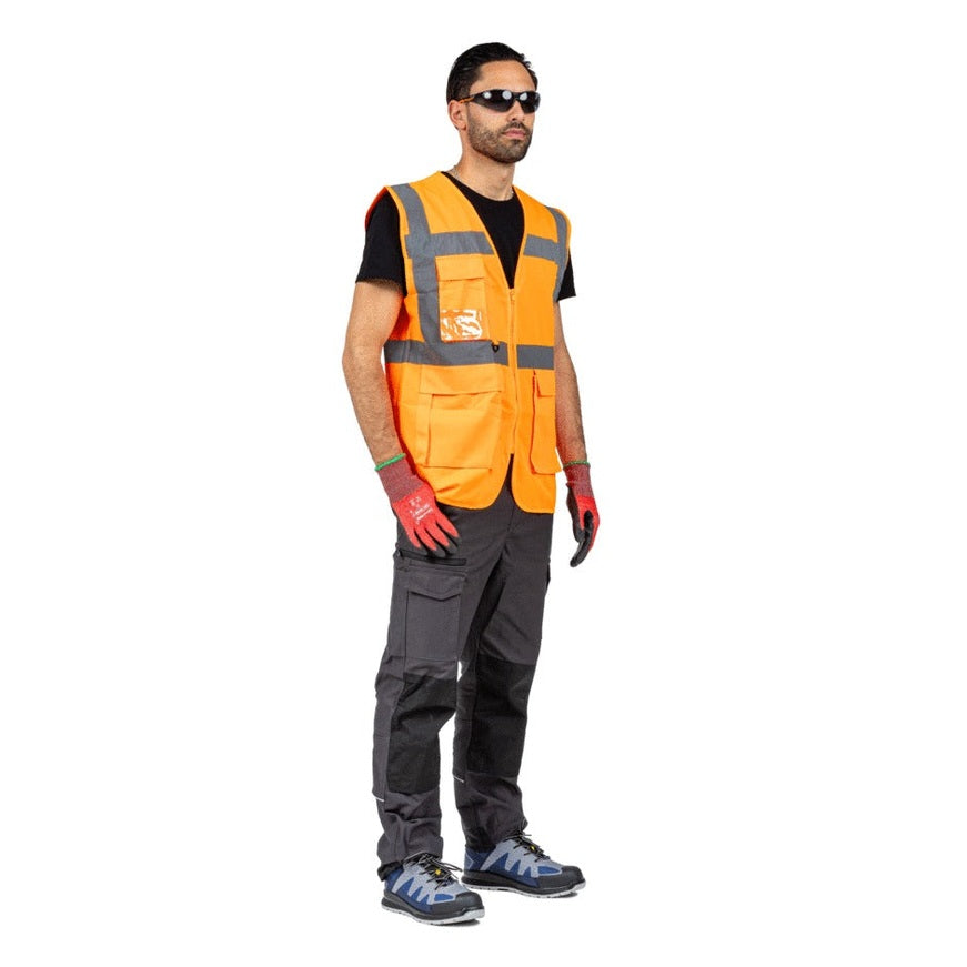 GILET HV LUMEN MULTIPOCHES RECYCLÉ