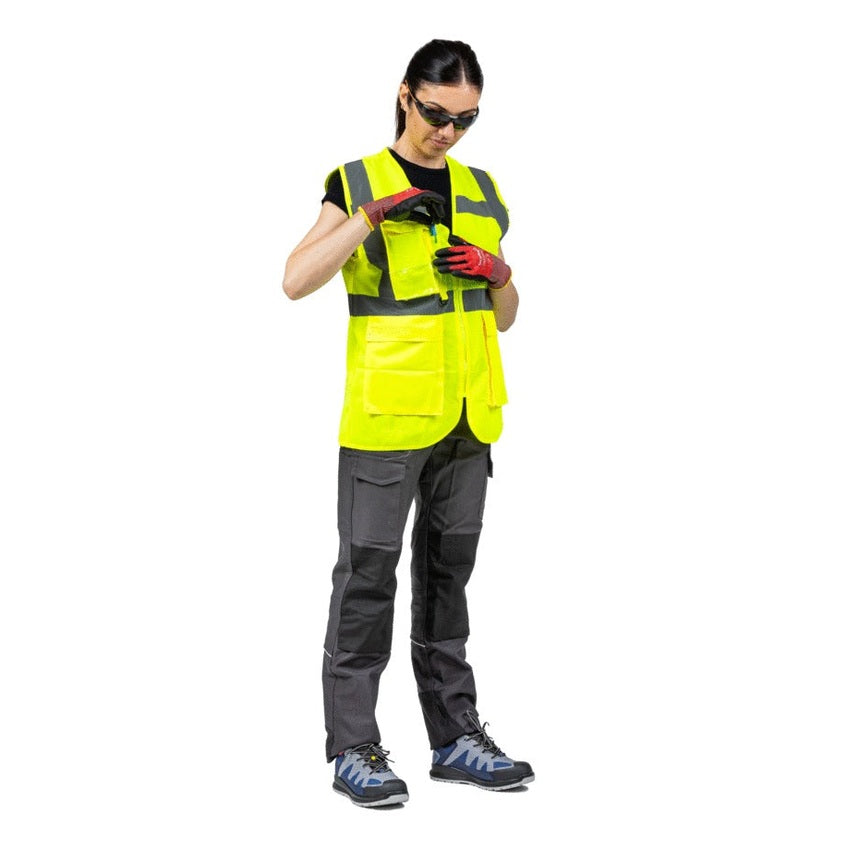 GILET HV LUMEN MULTIPOCHES RECYCLÉ