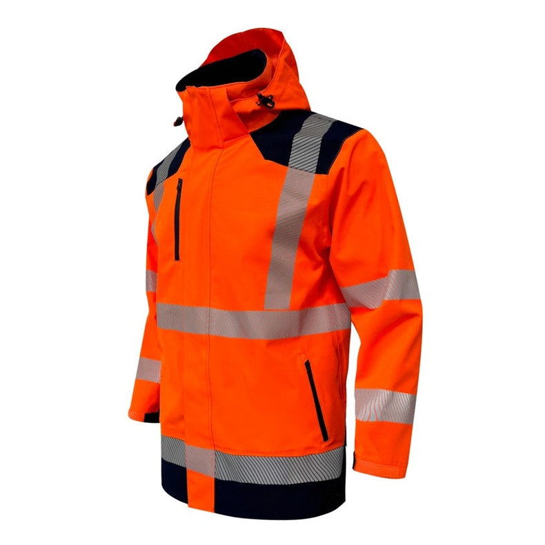 VESTE DE PLUIE HAUTE VISIBILITE LIMA RECYCLEE