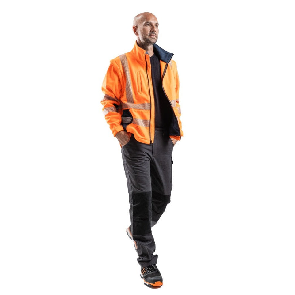 SOFTSHELL HV TREGANA RECYCLEE 3 COUCHES MANCHES AMOVIBLES